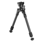 Vanguard Equalizer 2QS Carbon Pivoting Bipod w/ Picatinny Rail- EQUALIZER-2QS-C